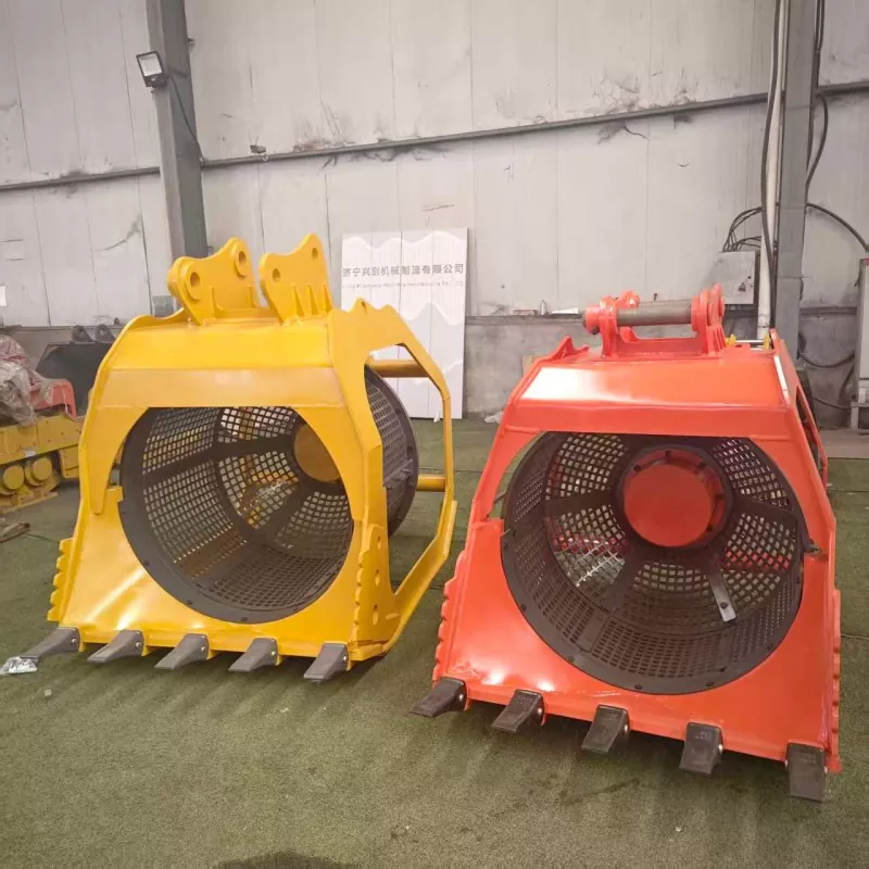 Hydraulikäyttöinen pyörivä seulontakauha